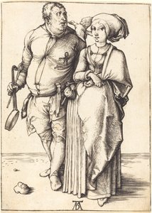 El cocinero y su esposa de Albrecht Dürer