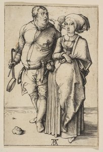 El cocinero y su esposa de Albrecht Dürer