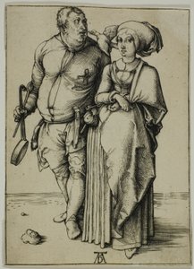 El cocinero y su esposa de Albrecht Dürer