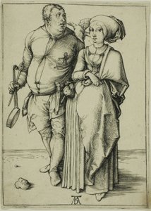 El cocinero y su esposa de Albrecht Dürer