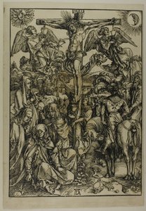 La Crucifixión, de La Gran Pasión de Albrecht Dürer