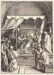 La muerte de la Virgen de Albrecht Dürer