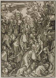 La Deposición, de La Gran Pasión de Albrecht Dürer