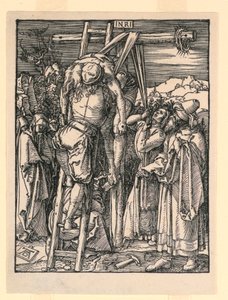 El Descendimiento de la Cruz (La Deposición), de la serie La Pequeña Pasión de Albrecht Dürer