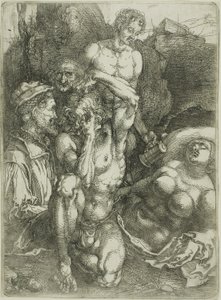 El hombre desesperado de Albrecht Dürer