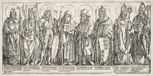 Los ocho santos de Austria de Albrecht Dürer