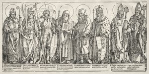 Los Ocho Santos de Austria, c. 1515 de Albrecht Dürer