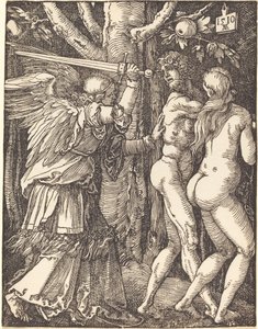 La Expulsión del Paraíso de Albrecht Dürer