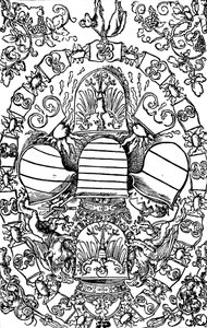 Los Cinco Escudos Imperiales, 1515-1906 de Albrecht Dürer