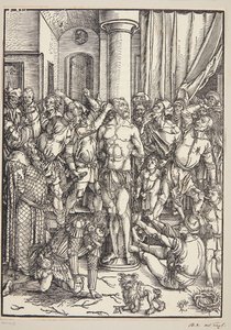 La flagelación de Albrecht Dürer