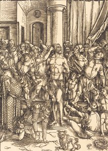 La Flagelación, c. 1497 de Albrecht Dürer