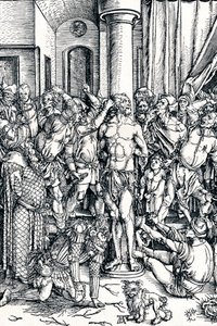 La Flagelación de Cristo, 1498 1906 de Albrecht Dürer