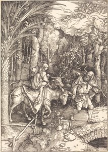 La huida a Egipto de Albrecht Dürer