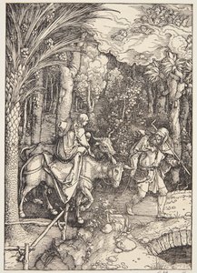 La huida a Egipto de Albrecht Dürer