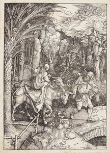 La huida a Egipto de Albrecht Dürer