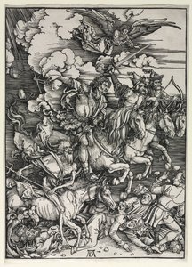 Los Cuatro Jinetes, de El Apocalipsis de Albrecht Dürer