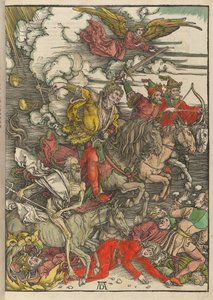 Los Cuatro Jinetes, de Apocalipsis de Albrecht Dürer
