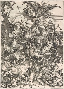 Los Cuatro Jinetes, del Apocalipsis de San Juan, 1497-98