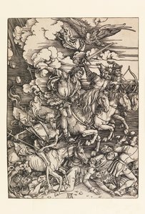 Los cuatro jinetes del Apocalipsis de Albrecht Dürer