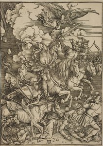 Los Cuatro Jinetes del Apocalipsis de Albrecht Dürer