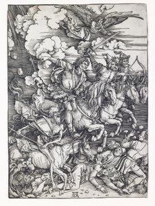 Los cuatro jinetes del Apocalipsis de Albrecht Dürer