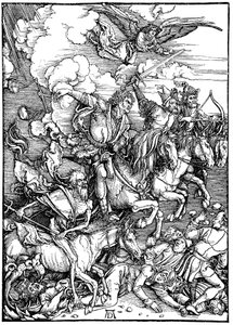 Los cuatro jinetes del Apocalipsis, 1498 de Albrecht Dürer
