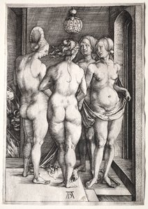 Las cuatro brujas (Cuatro mujeres desnudas) de Albrecht Dürer