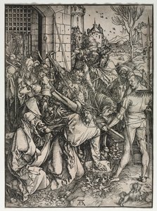 La Gran Pasión: Cristo llevando la cruz de Albrecht Dürer