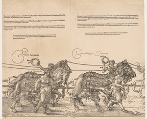 El gran carro triunfal del emperador Maximiliano de Albrecht Dürer