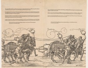 El Gran Carro Triunfal del Emperador Maximiliano de Albrecht Dürer