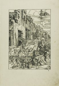 La Sagrada Familia en Egipto, de La vida de la Virgen de Albrecht Dürer