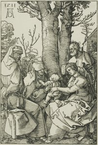 La Sagrada Familia con Joaquín y Santa Ana de Albrecht Dürer