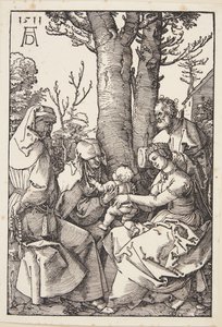 La Sagrada Familia con Joaquín y Santa Ana de Albrecht Dürer