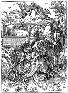 La Sagrada Familia con las Tres Liebres, 1497, 1936