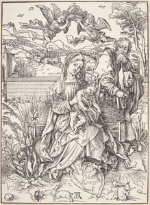 La Sagrada Familia con tres liebres de Albrecht Dürer