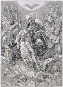 La Santísima Trinidad, pub. 1511 de Albrecht Dürer