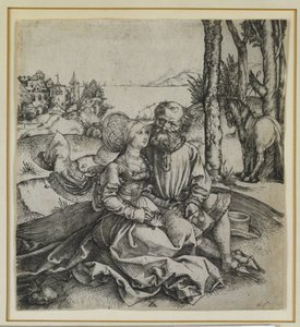La pareja mal avenida, c.1495 de Albrecht Dürer