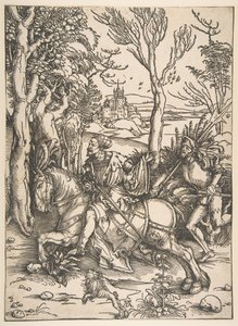 El caballero y el hombre de armas de Albrecht Dürer