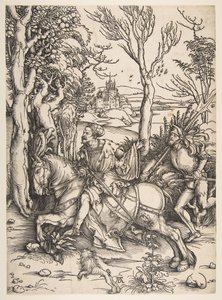 El Caballero y el Hombre de Armas. de Albrecht Dürer