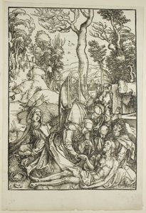 El lamento, de La gran pasión de Albrecht Dürer