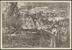 El paisaje con el cañón de Albrecht Dürer