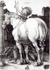 El gran caballo, 1509 de Albrecht Dürer