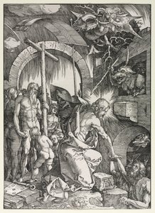 La gran pasión: Cristo descendiendo al limbo de Albrecht Dürer