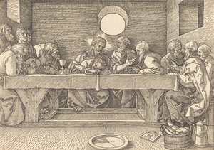 La última cena, 1523 de Albrecht Dürer