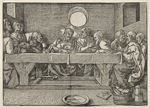 La última cena, 1523 de Albrecht Dürer
