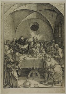 La Última Cena, de La Gran Pasión de Albrecht Dürer