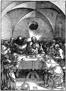 La Última Cena de la serie Gran Pasión, c1510