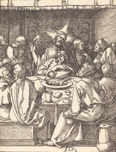 La Última Cena, probablemente c. 1509-1510 de Albrecht Dürer