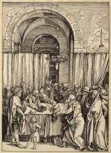 La vida de la Virgen: la ofrenda de Joaquín rechazada de Albrecht Dürer