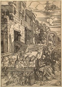 La vida de la Virgen: La estancia de la Sagrada Familia en Egipto de Albrecht Dürer